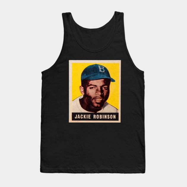 Jackie Robinson 1948 Leaf Tank Top by BlackBoxHobby